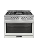 Cucina Elettrica GLEM 5 Fuochi a Gas Tutto Forno elettrico Classe A Dimensioni 90 x 60 cm Colore Bianco cod: ST965MWH