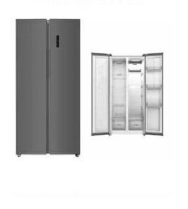 Frigorifero STAYLUX Side By Side Total No Frost Classe F Capacità 400 Litri Colore Inox cod: FRAM400SILV STOCK