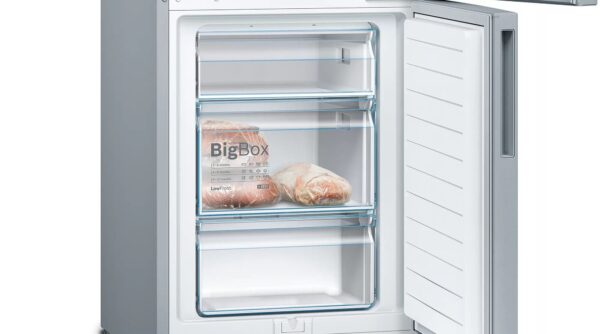 Frigorifero BOSCH Serie 4 Low Frost 343 lt Classe E Inox KGV39VLEAS - immagine 3