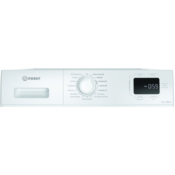 Lavatrice INDESIT Standard 7 Kg classe A 1000 giri cod: IM760MYTIMEIT - immagine 3