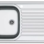 Lavello APELL 1 Vasca con gocciolatoio a destra colore Acciaio cod: OHN861IRPC