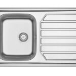 Lavello APELL 1 Vasca con gocciolatoio a destra Acciaio ID861IRBC