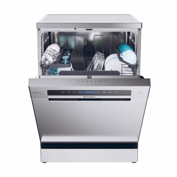 Lavastoviglie CANDY Rapidò Capacità 14 Coperti Classe C WI-FI Inox CF 4C6F0X - immagine 2