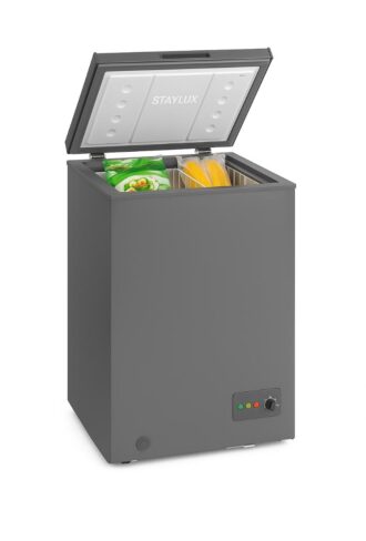 Congelatore STAYLUX a Pozzetto 137 Litri classe E colore Vetro/Grigio  BD-150N
