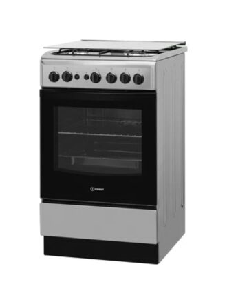 Cucina INDESIT 4 Fuochi a Gas Forno a gas 50 x 60 cm Colore Inox cod: IS5G1PMX/E