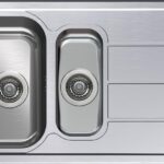 Lavello HOTPOINT 1 Vasca e 1 vaschino gocciolatoio a dx Inox SC 100W2 (X) HA