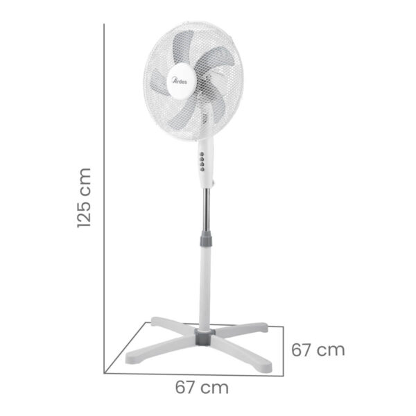 Ventilatore a piantana ARDES "BRISA 41P" 40W cod: AR5BR41P - immagine 2