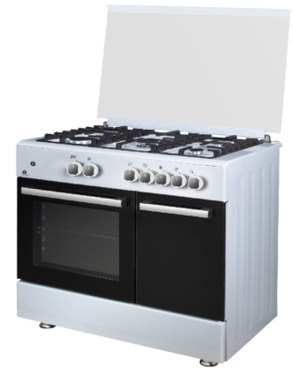 Cucina Staylux 90 X 60 Forno elettrico 60 cm con porta bombola 696-S50F WHITE