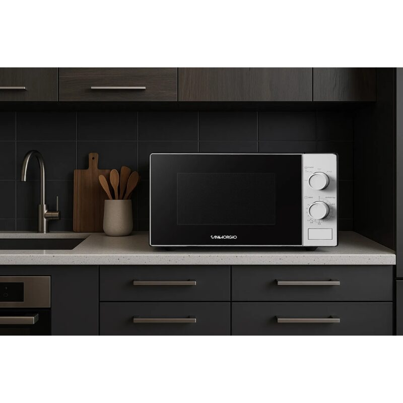 Microonde SANGIORGIO 20 Litri potenza 1050W Colore Bianco SMW20SW - immagine 2