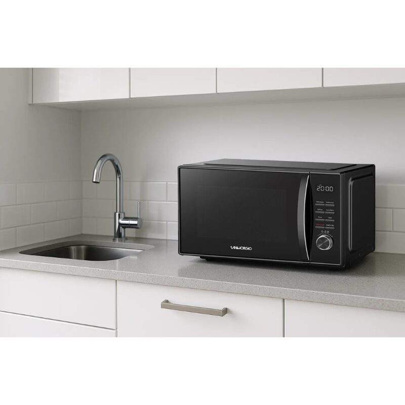Microonde SANGIORGIO 25 Litri potenza 900W con grill Colore Black SMW25GBD - immagine 2