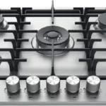 Piano Cottura HOTPOINT 5 Fuochi Gas 75 cm Colore Acciaio PPH 75G DF/IXAUS