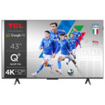 Smart Led Tv TCL 43" UHD 4K QLED mod: 43C655