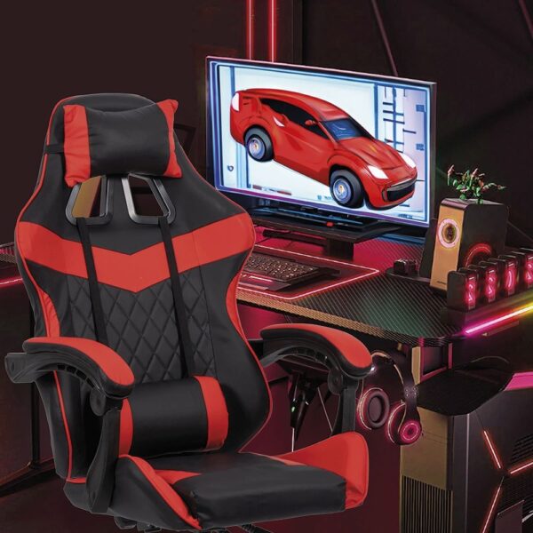Sedia Gaming GALILEO High quality colore Rosso cod: 5924182 - immagine 2