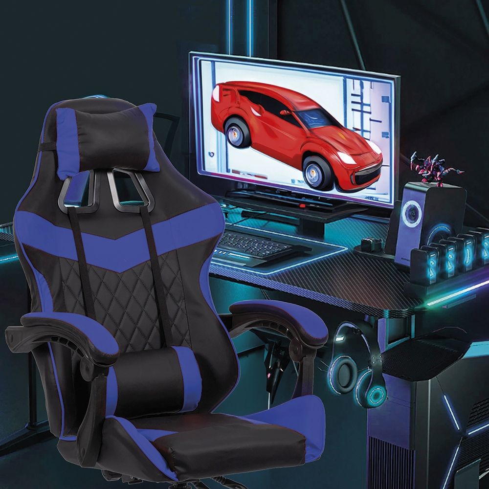Sedia Gaming GALILEO High quality colore Blu cod: 5924183 - immagine 2