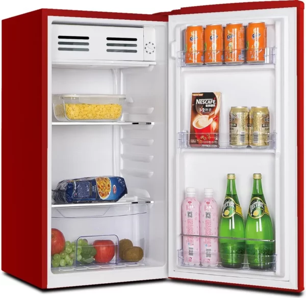 Frigorifero AKAI monoporta Classe E 90 LT colore Rosso CLASS100RD - immagine 2