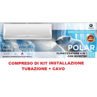 Clima STAYLUX Fisso MonoSplit 12000 BTU Classe A++ / A+ Inverter CL-12000BTU-B