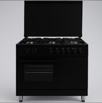 Cucina STAYLUX 90X60 Forno elettrico 60cm porta bombola 696-S50F BLACK
