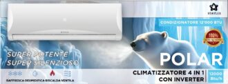Clima STAYLUX Fisso MonoSplit 12000 BTU Classe A++ / A+ Inverter CL-12000BTU-B