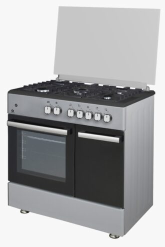 Cucina STAYLUX 90X60 Forno elettrico 60cm porta bombola 696-S50F BLACK/GREY
