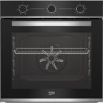 Forno Elettrico Beko da Incasso 72 LT Ventilato Colore Acciaio Nero BBIE13100X