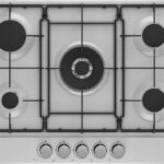 Piano Cottura BEKO 5 Fuochi Gas 75 cm Colore Acciaio HIAW75224SXE