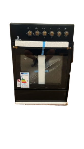 Cucina STAYLUX 4 Fuochi a Gas Forno a gas 60x60  LF66GG-40F BLACK/RUSTIC