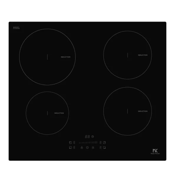 Piano Cottura MASTER KITCHEN induzione 4 Fuochi 60 cm nero MKHI 64 E BK