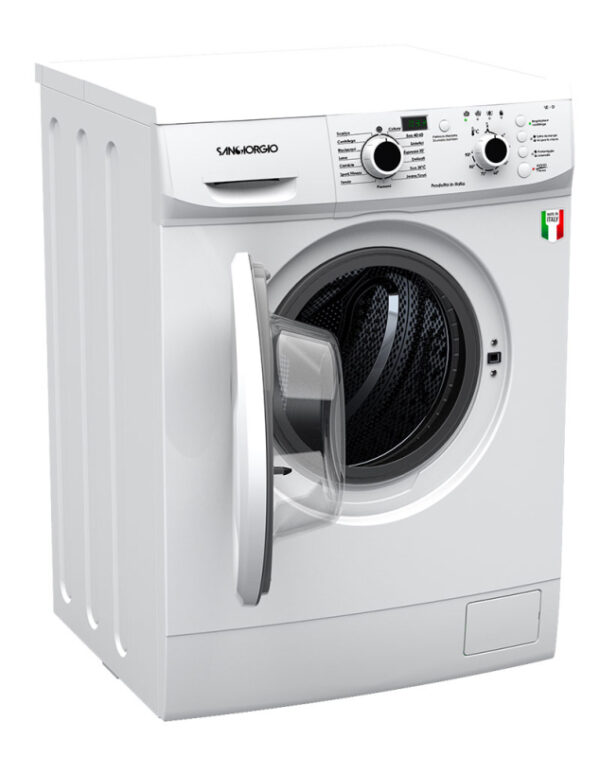 Lavatrice SANGIORGIO 7 Kg Classe D Centrifuga 1000 giri SES710D - immagine 3