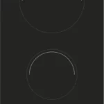 Piano Cottura CANDY induzione 2 Fuochi 30 cm nero CID30/1