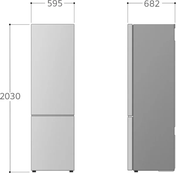 Frigorifero LG Combinato No Frost Classe E 422 Lt Inox GBV22L0EPY - immagine 3