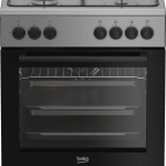 Cucina BEKO 4 Fuochi a Gas Forno elettrico 60 x 60 cm Colore Inox FBE62120XD