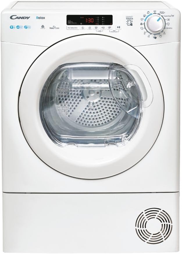 Asciugatrice CANDY 9 Kg Classe A++ Pompa di calore CRE H9A2DE-S