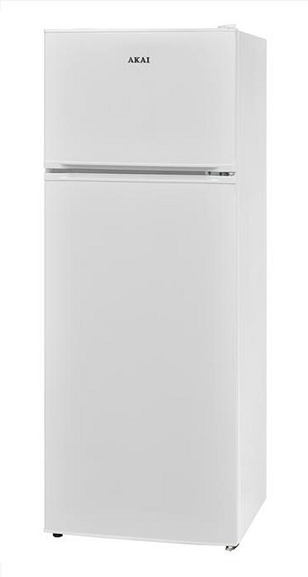 Frigorifero AKAI doppia porta Classe E 218 LT Bianco AKFR258S - immagine 3