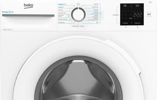 Lavatrice BEKO 10 Kg Classe A Centrifuga 1200 giri Inverter BMWU31021W - immagine 3