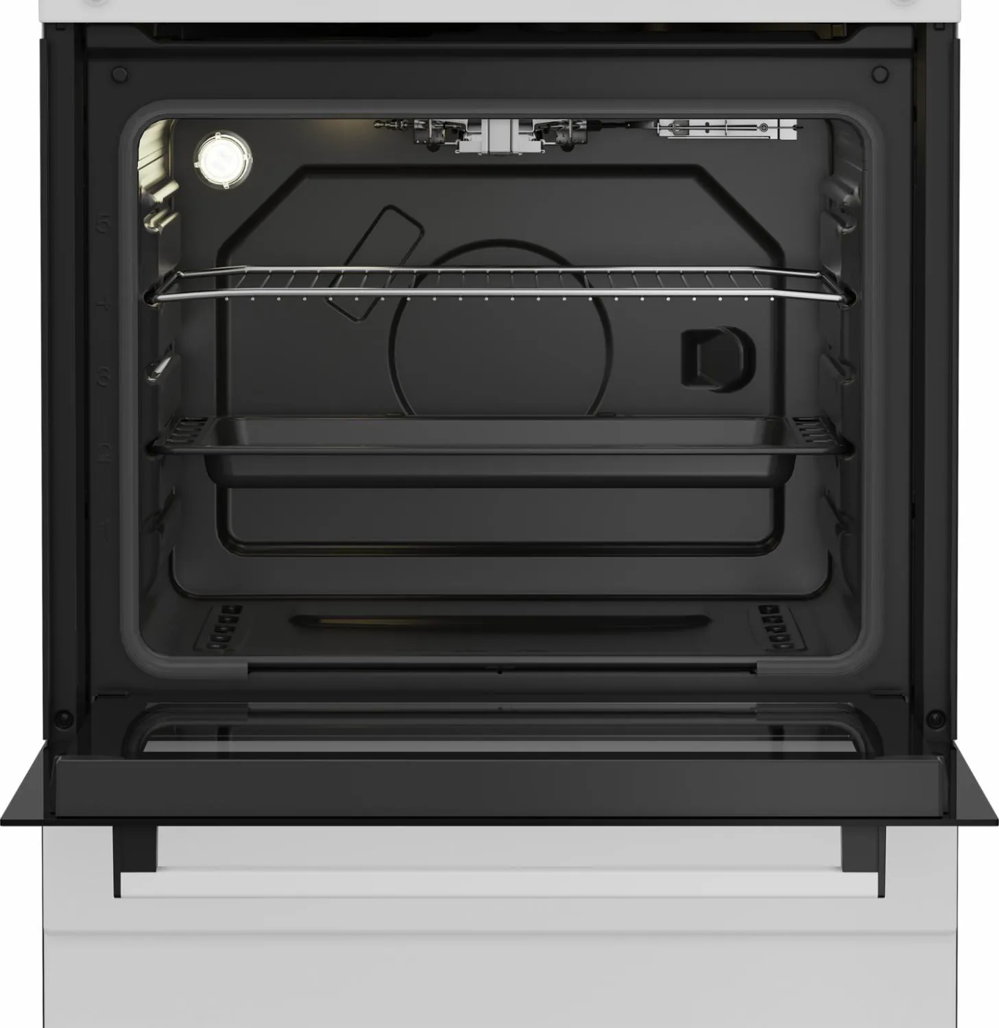 Cucina BEKO 4 Fuochi a Gas Forno a gas 60x60 Bianco FBG62010DW - immagine 4