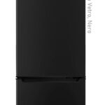 Frigorifero AKAI Classe E Combinato 265 LT Vetro/nero GLASS265BK-L