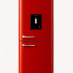 Frigorifero STAYLUX Vintage con Dispenser Classe Energetica BCD-258VX+WDROSSO