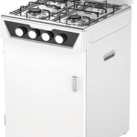 Piano Cottura da Campeggio a Gas 4 Fuochi STAYLUX con portabombola M.POKER-W