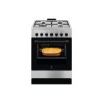 Cucina ELECTROLUX 4 Fuochi a Gas Forno elettrico 60×60 cm Inox LKK620010X
