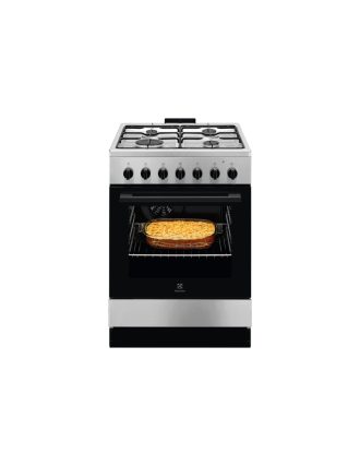 Cucina ELECTROLUX 4 Fuochi a Gas Forno elettrico 60×60 cm Inox LKK620010X