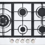 Piano cottura LG a gas 75 cm acciaio Inox/Ghisa CBGZ3016S