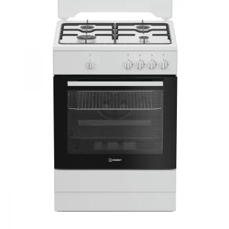 Cucina Indesit 4 Fuochi a Gas 60X60 Forno a gas Bianco I6GGKMW