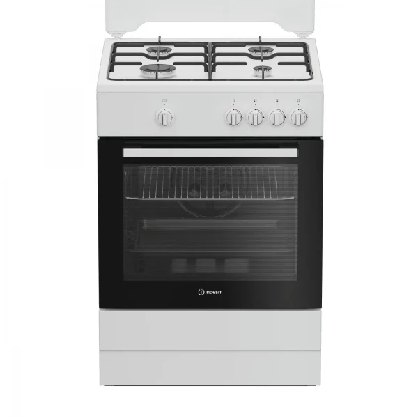 Cucina INDESIT 4 Fuochi a Gas 60X60 Forno a gas Bianco I6GGKMW