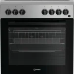 Cucina INDESIT 4 Fuochi a Gas 60X60 Forno elettrico I6G3PMS