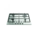 Piano Cottura Indesit a Gas 60 cm Colore Inox THP642W/IX/I1