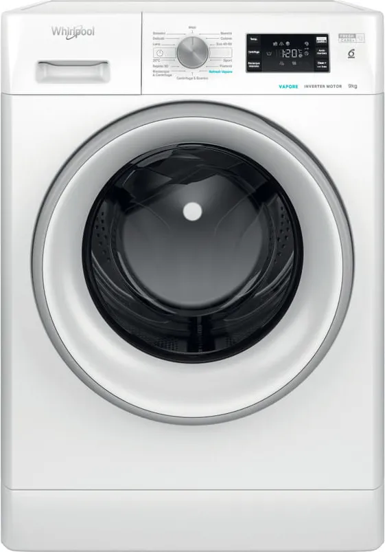 Lavatrice Whirlpool 6° senso 9 Kg Classe A Inverter FFB 9269 SV IT