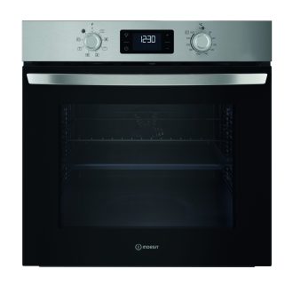 Forno Elettrico INDESIT da Incasso 71 Lt Multifunzione Ventilato Inox IO255HX