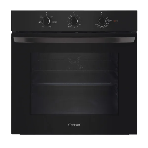 Forno Elettrico INDESIT da Incasso 66 Lt Multifunzione Ventilato Nero IO235HB