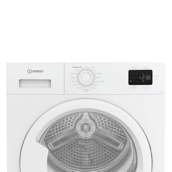 Asciugatrice INDESIT 9 Kg Classe A++ a Pompa di Calore Inverter CYD93DWWIT - immagine 2