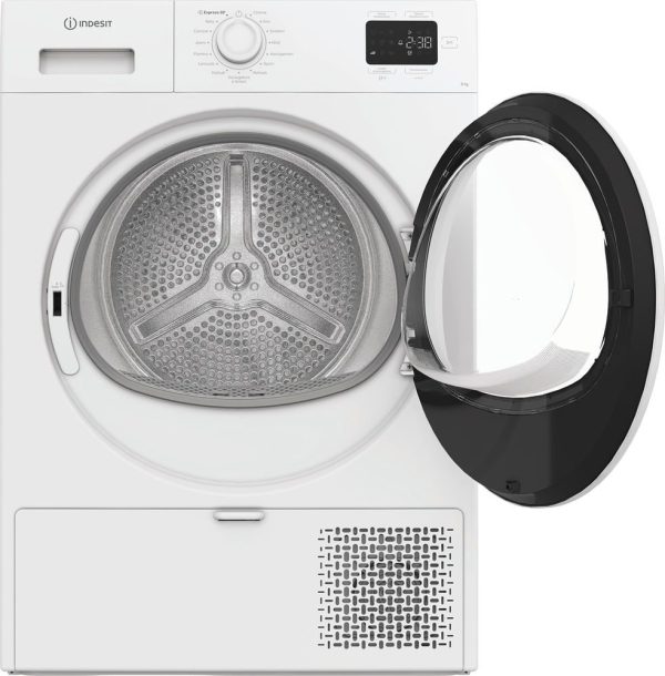 Asciugatrice INDESIT 9 Kg Classe A++ a Pompa di Calore CYD92DWWIT - immagine 2